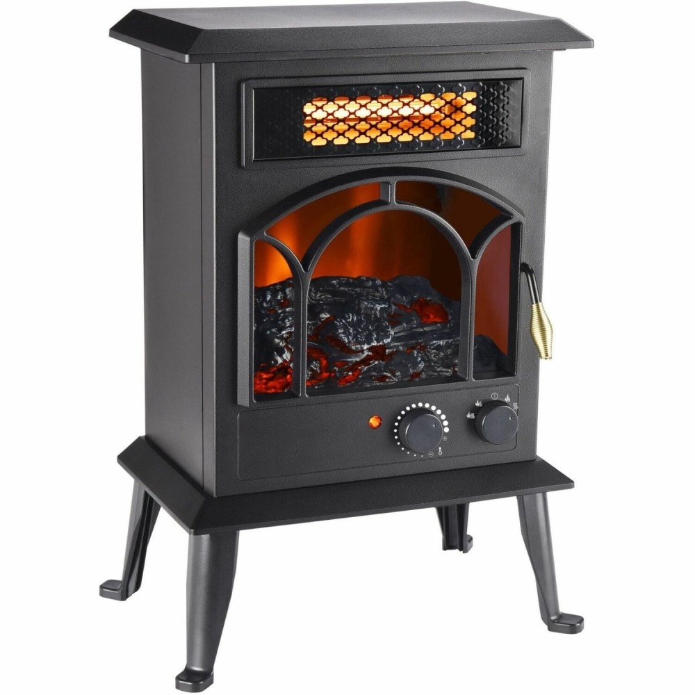 SOURCE NETWORK/LIFESMART HT1288 Lifesmart Top Vent Manual Stove Heater - Infrared/Quartz - Electric - 1000 W to 1500 W - 2 x Heat Settings - Timer - 1500 W - 120 V AC - Bathroom, Indoor