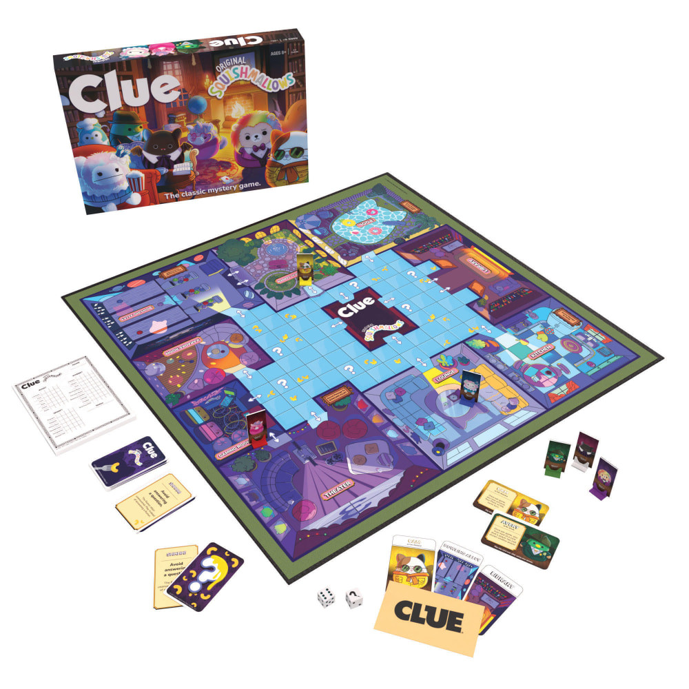 USAOPOLY, INC. USACL156800 USAopoly Clue: Squishmallows, All Ages