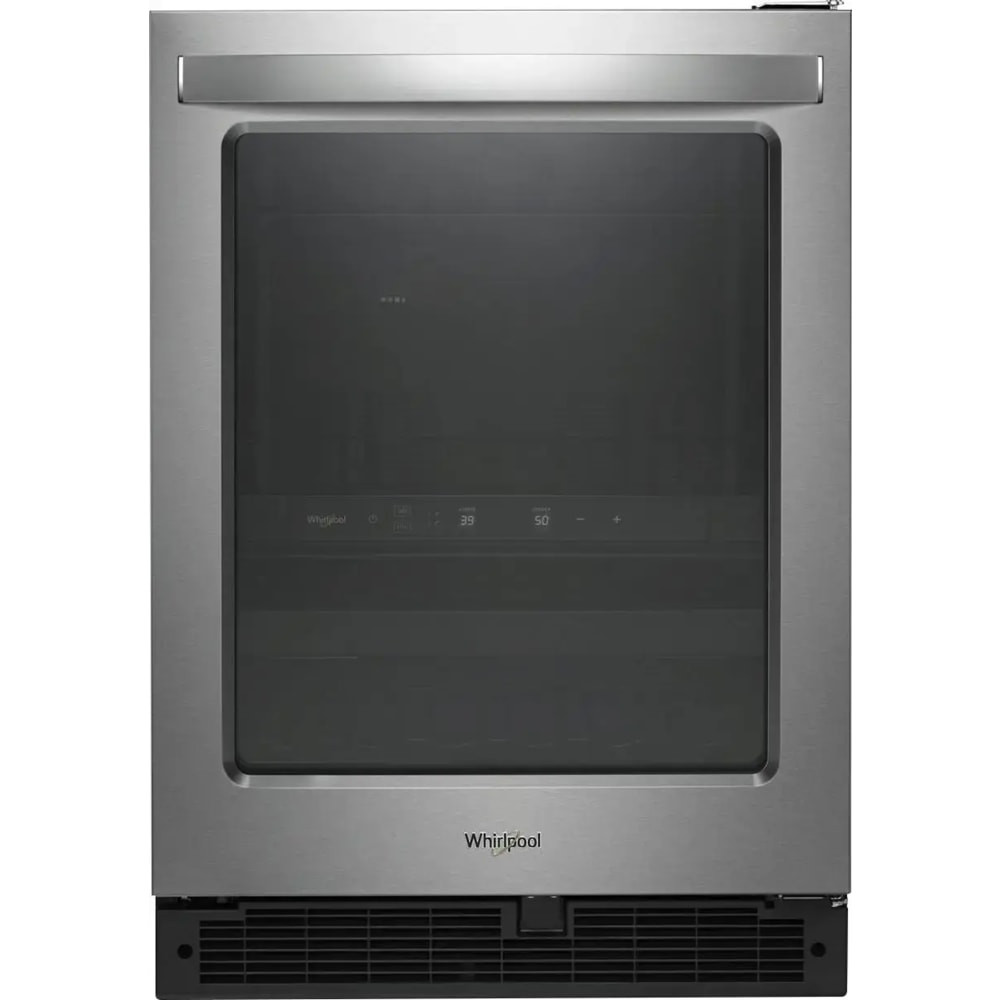 KITCHENAIDE WUB50X24HZ Whirlpool 5.2 Cu. Ft. Beverage Center Refrigerator, Silver