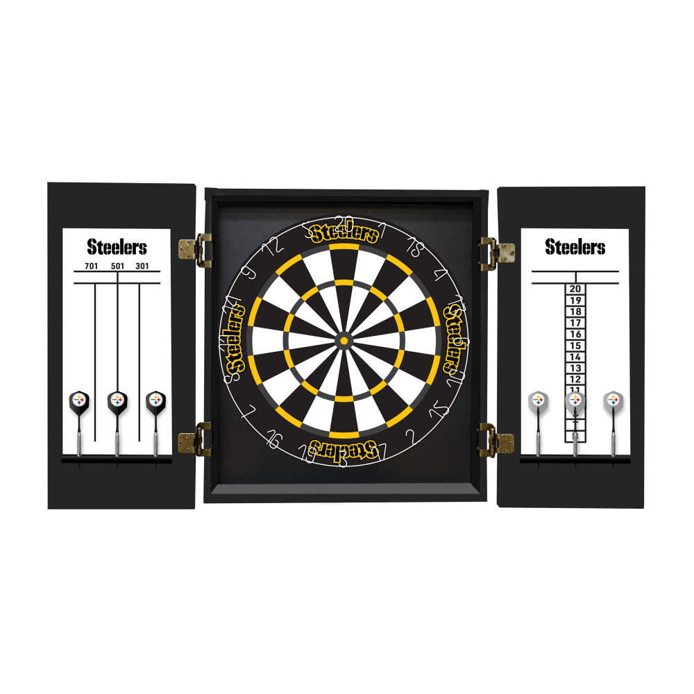 IMPERIAL INTERNATIONAL IMP  624-1004 Imperial NFL Fans Choice Dartboard Set, Pittsburgh Steelers