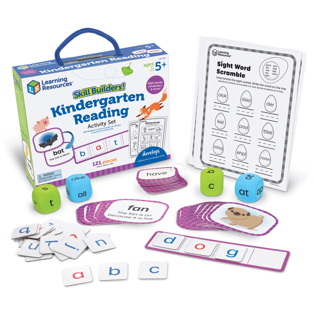 LEARNING RESOURCES, INC. LER1246 Learning Resources Skill Builders! Kindergarten Reading