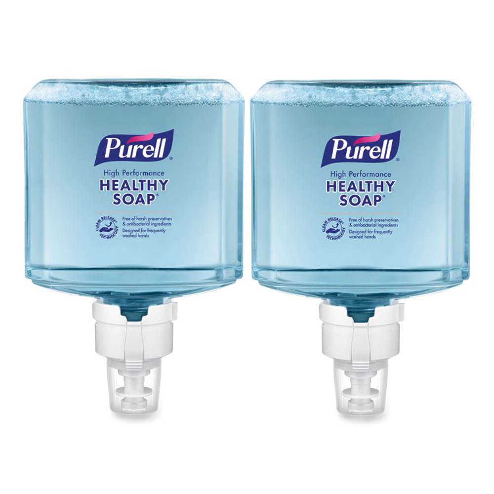 GO-JO INDUSTRIES PURELL® 778502 CLEAN RELEASE Technology (CRT) HEALTHY SOAP High Performance Foam, For ES8 Dispensers, Fragrance-Free, 1,200 mL, 2/Carton