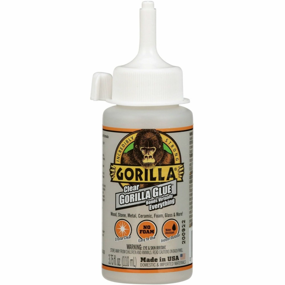 THE GORILLA GLUE COMPANY 4537502 Gorilla Clear Glue - 3.75 fl oz - 1 Each - Clear