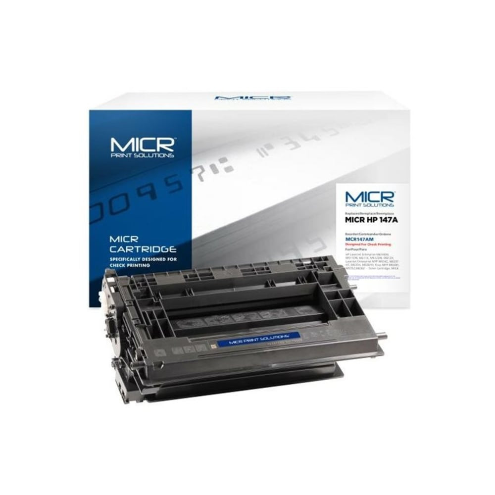 CLOVER TECHNOLOGIES GROUP, LLC MCR147AM Office Depot Remanufactured Black MICR Print Solutions MICR Toner Cartridge Replacement for HP 147A, MCR147AM