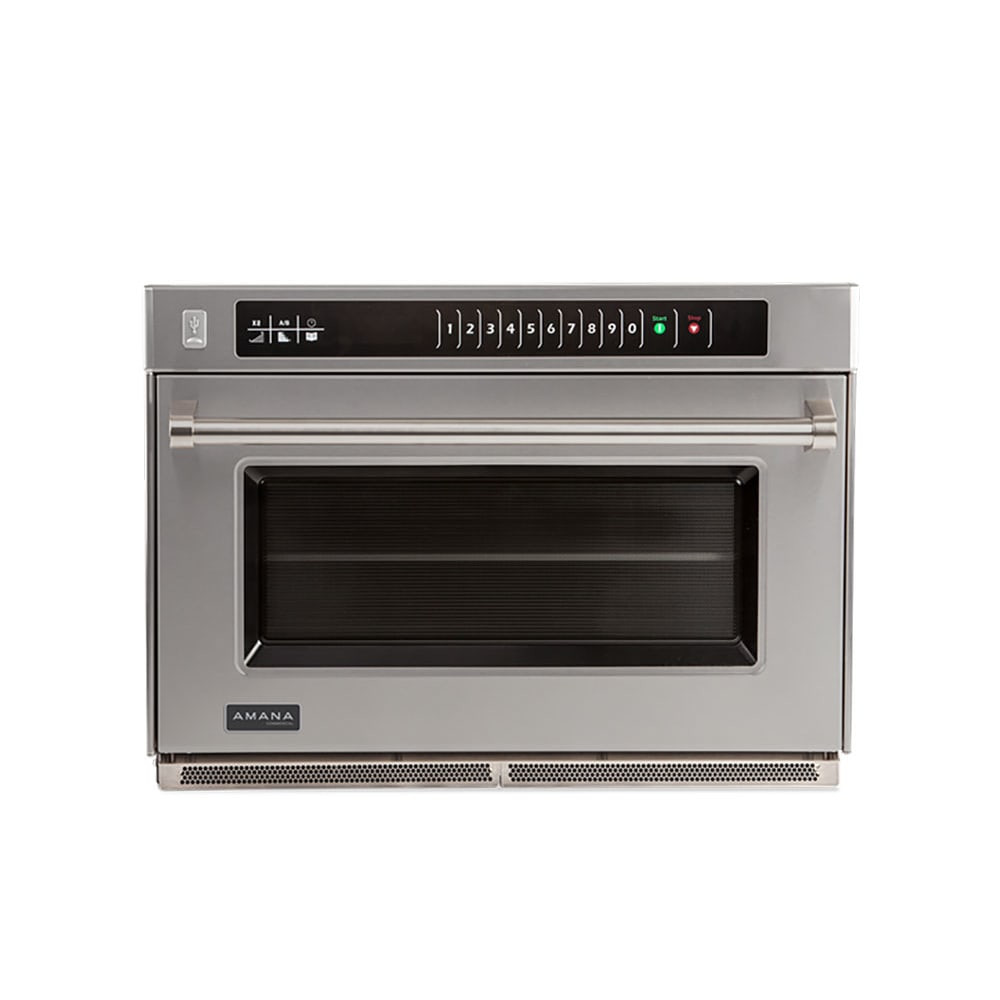 CHICA BELLA, INC. AMSO35 Amana AMSO 3,500W Microwave-Powered Steamer Oven, 1.6 Cu. Ft., Silver