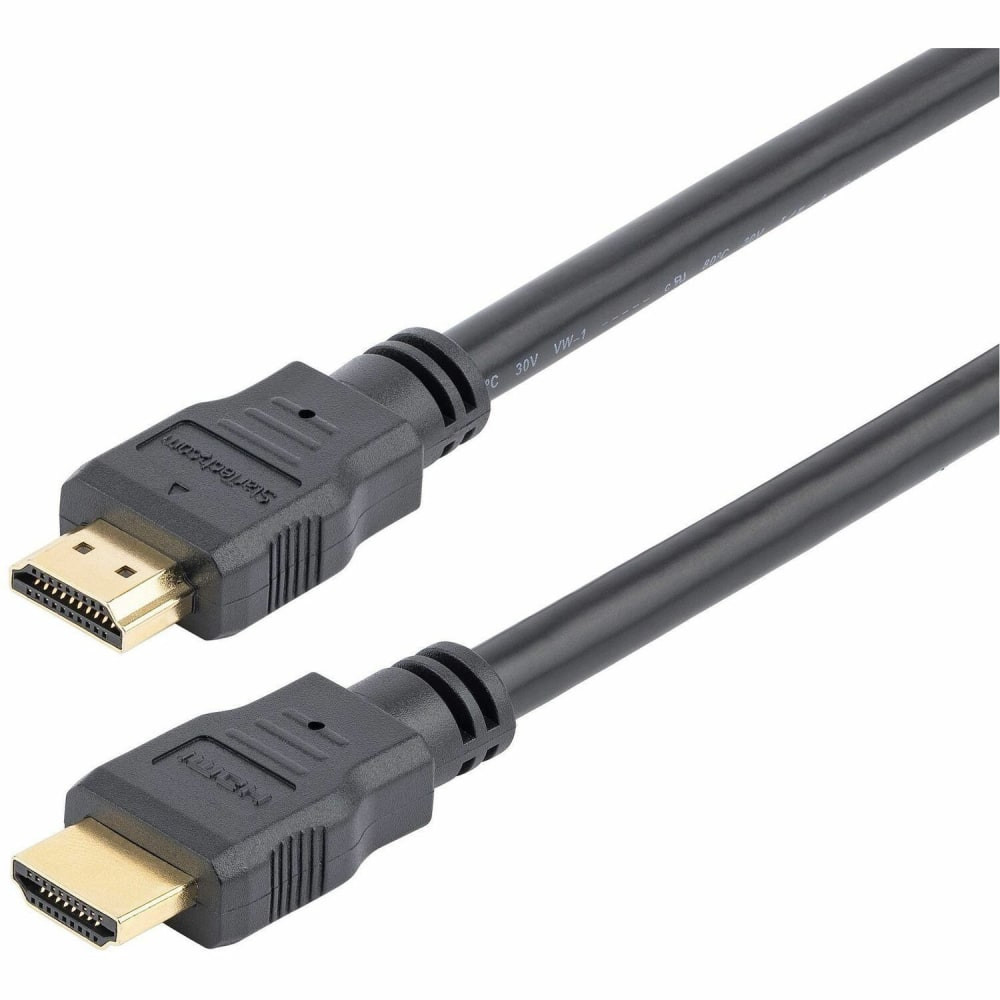 STARTECH.COM HDMM610PK  6ft HDMI Cable, 10 Pack, 4K High Speed HDMI Cable with Ethernet, Ultra HD 4K 30Hz Video, Black HDMI 1.4 Monitor Cord - 10 pack 6ft High Speed HDMI Cable with Ethernet; 10.2 Gbps bandwidth; 4K video (3840x2160 30Hz)