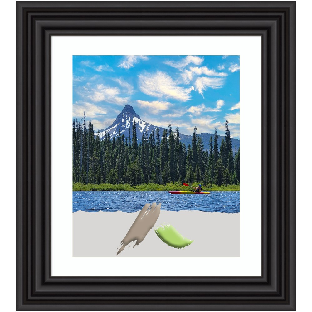 UNIEK INC. A42708301124 Amanti Art Colonial Picture Frame, 26in x 30in, Opening Size 20in x 24in (Matted To 16in x 20in), Black