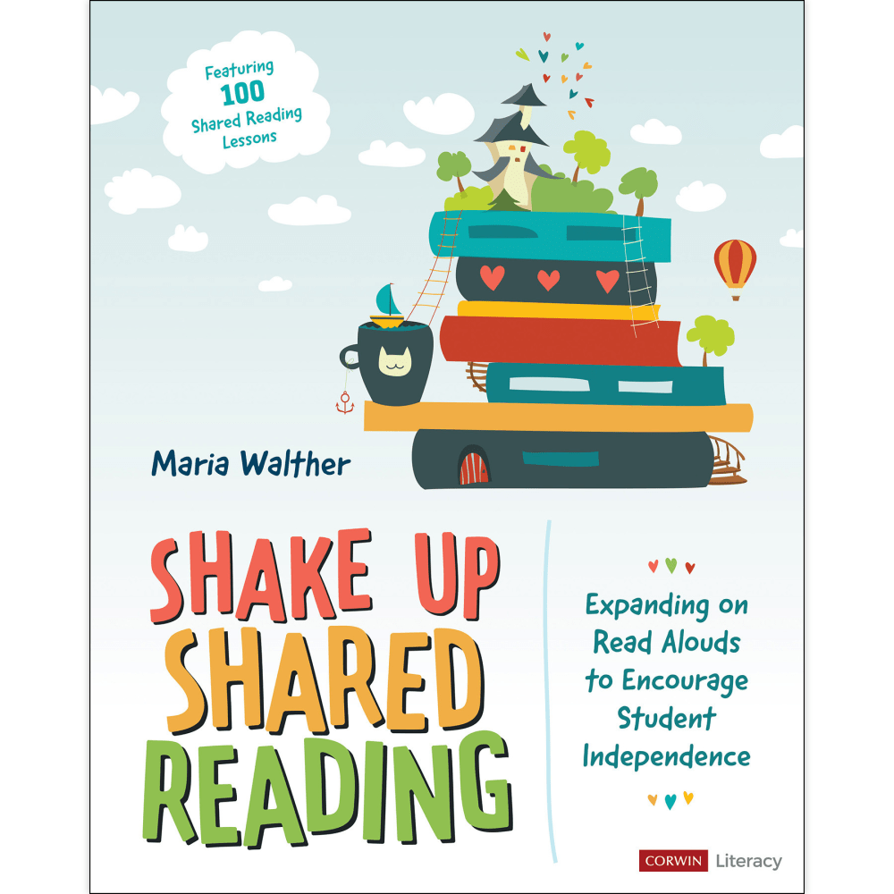 In Shake Up Shared Reading, veteran teacher Maria Walther offers teachers a simple but robust scaffolding for moving from teacher-led demonstration of read aloud to student-led discovery of literacy skills-across the bridge of shared reading.  Read-aloud experiences drawn from 50 recently published works of childrens literature from varied voices, that provide the foundation for the short, intensive shared reading interactions that follow.  100 short, laser-focused bursts of shared reading, two for each title, that invite students to dig deeper, with a precise aim in mind-perfect for a variety of learning contexts including virtual settings.  Key vocabulary, kid-friendly definitions, along with a Nudge Toward Independence section for each shared reading interaction help teachers connect shared reading to guided reading lessons and students independent literacy learning.  A companion website offering reproducibles and a Learning Target Chart that gives an at-a-glance view of every read aloud learning target and shared reading focus, along related titles and additional links.