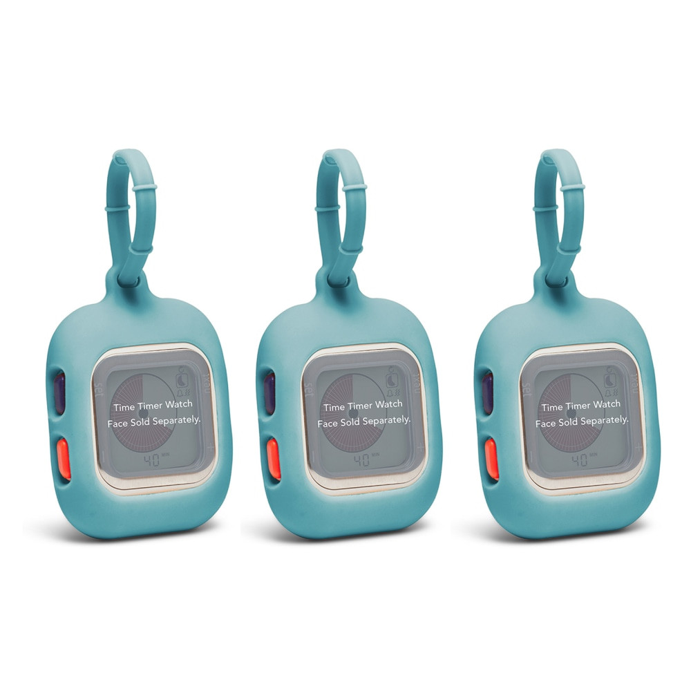 Customize your watch with the Time Timer Watch FOB Accessory. This accessory lets you wear the watch on a lanyard, backpack or purse, and it's made of rubber for durability.  Lets you wear the watch on a lanyard, backpack or purse.  Made of durable rubber.  Caribbean blue color provides a bold look.