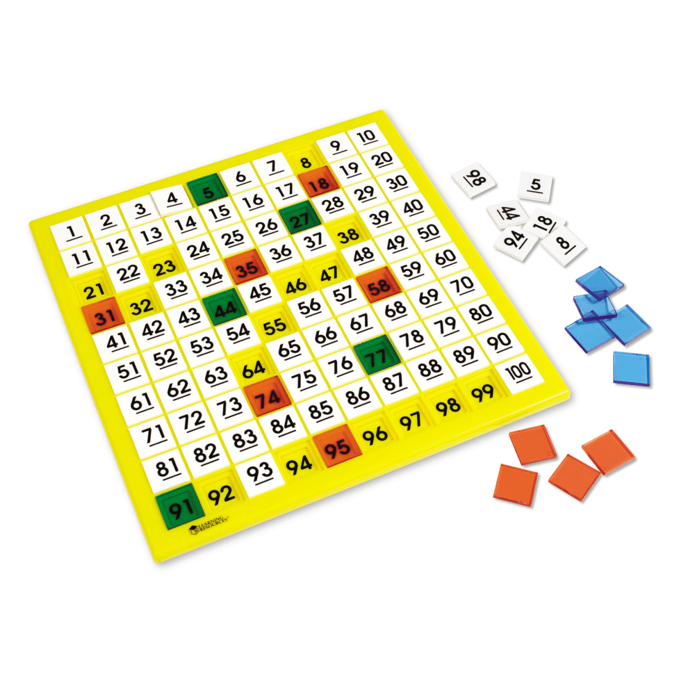 LEARNING RESOURCES, INC. LER1331 Learning Resources Hundreds Number Board Set