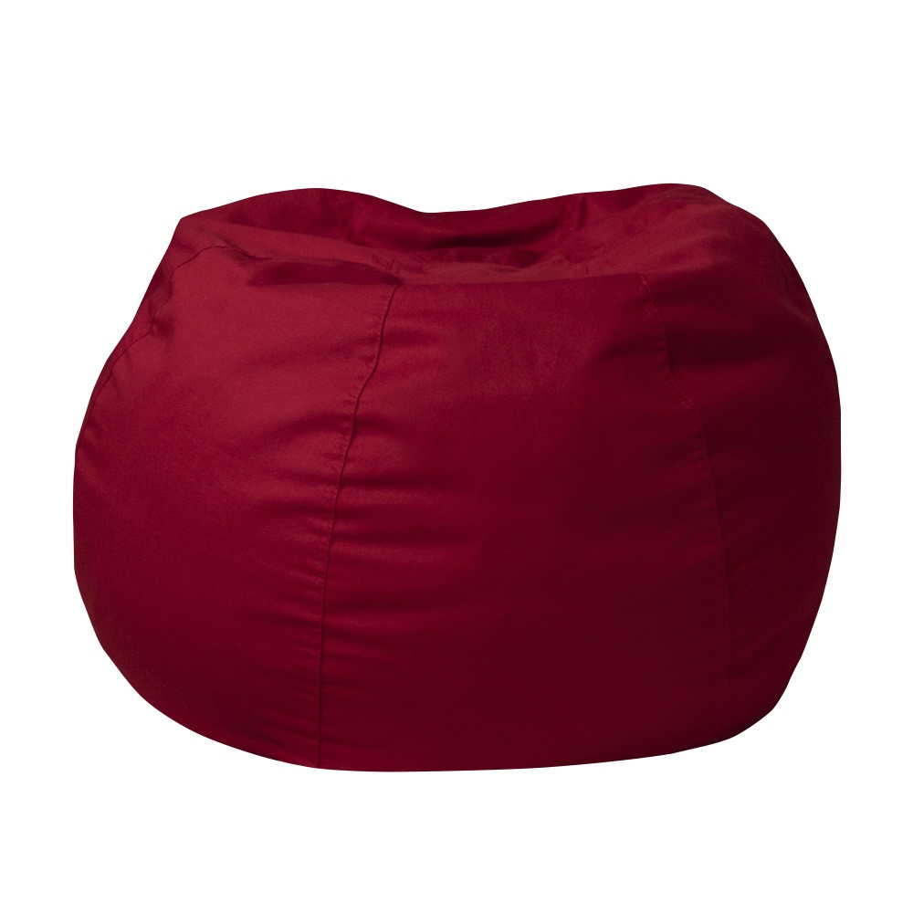 FLASH FURNITURE DGBEANSMSLDRD  Small Bean Bag Chair For Kids And Teens, Red
