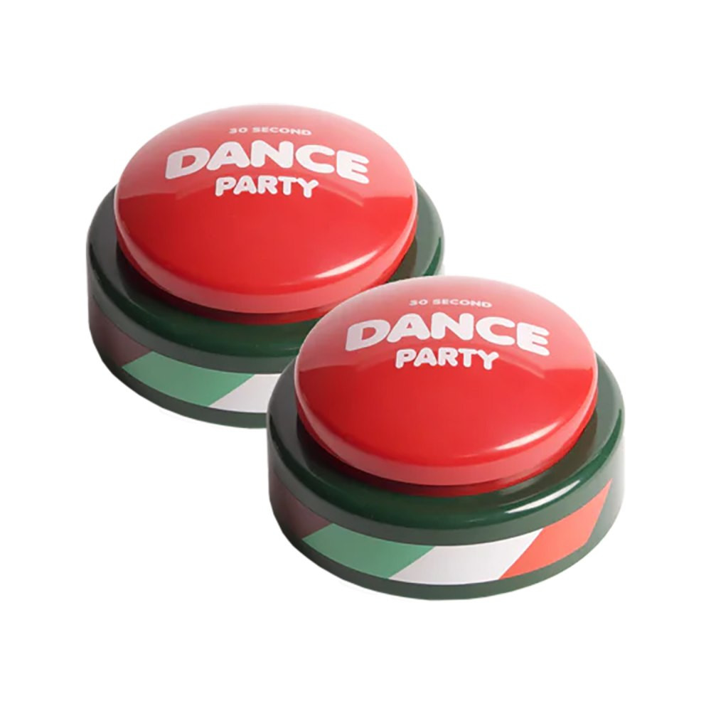 VERIFY VENTURE STUDIO LLC DPYHB22024AMZ 30 Second Dance Party Dance Party Button, Holiday, Pack Of 2