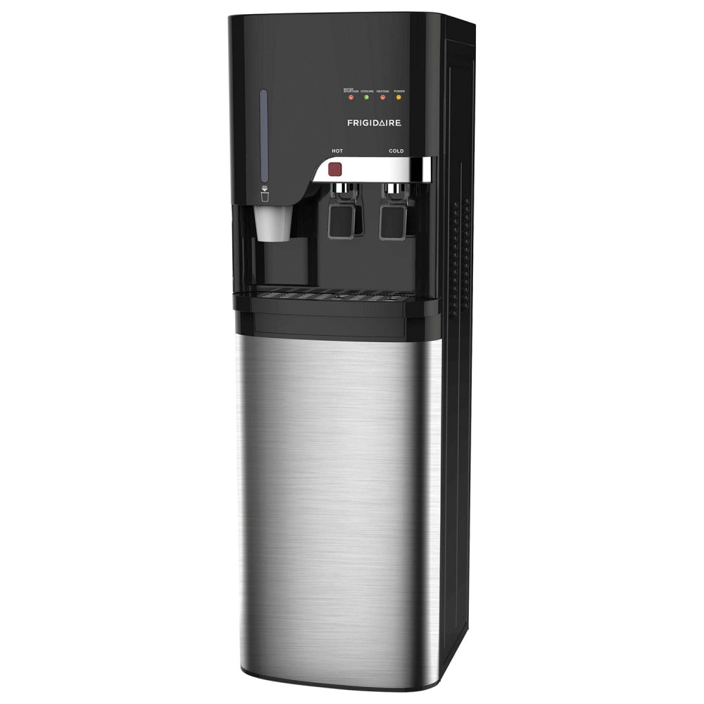 CURTIS INTERNATIONAL, LT EFWC900 Frigidaire Bottom-Loading Freestanding Water Cooler/Dispenser With Cup Storage, 44-1/2inH x 15-1/2inW x 15-1/2inD, Silver