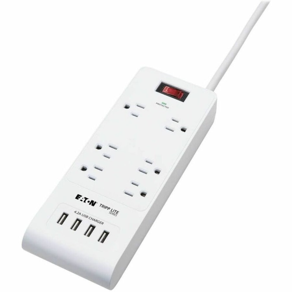 Surge Protection. Designed to suppress voltage spikes, providing protection to connected devices and allowing users to operate with confidence.  Helps save energy - designed to limit the energy used by other products, potentially helping you reduce your carbon footprint and save money.