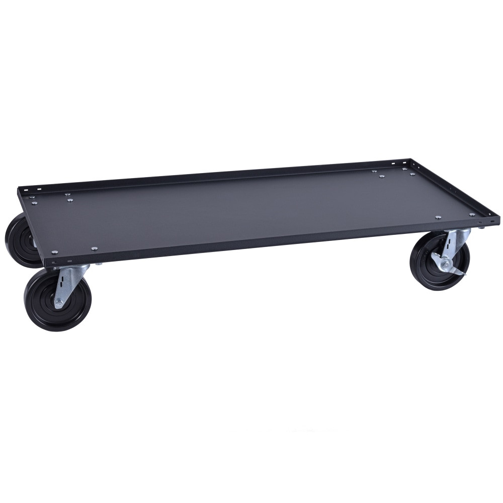 EDSAL SANDUSKY CORP FCB3624-09 Sandusky Heavy Duty Steel Cabinet Dolly, 6inH x 36inW x 24inD, Black