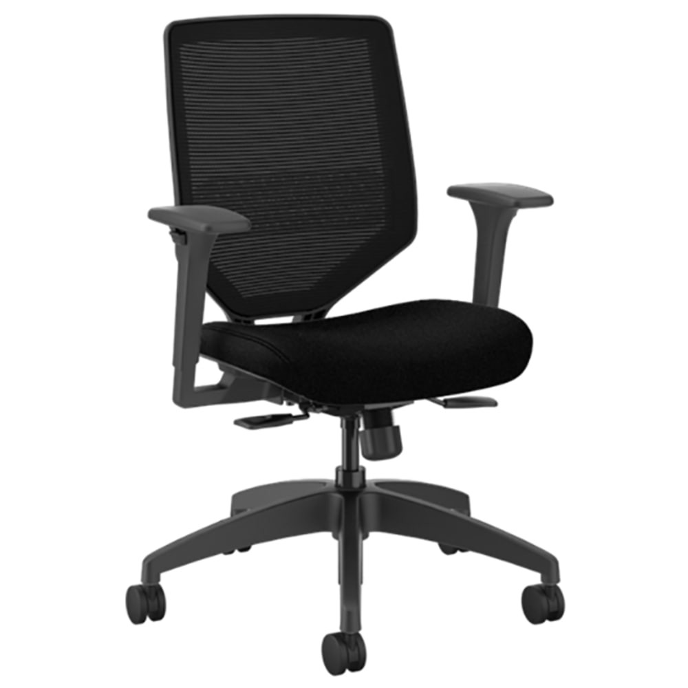 HNI CORPORATION HONSVM1ALCU10TK HON Solve Mesh Mid-Back Task Chair, Black