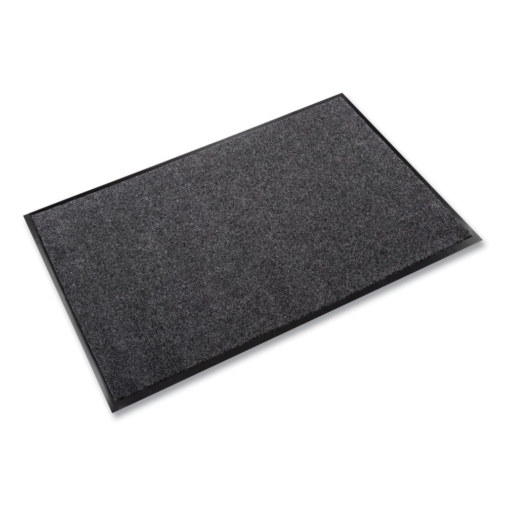 LUDLOW COMPOSITES CORPORATION ET 0048CH Crown EcoStep Wiper Mat, Rectangular, 48 x 96, Charcoal