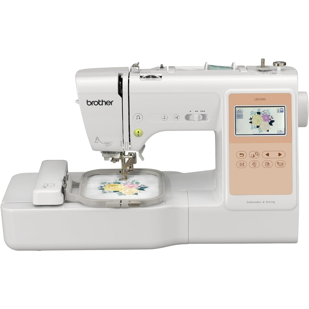 BROTHER INTL CORP LB5500 Brother LB5500 Computerized Sewing & Embroidery Machine, White