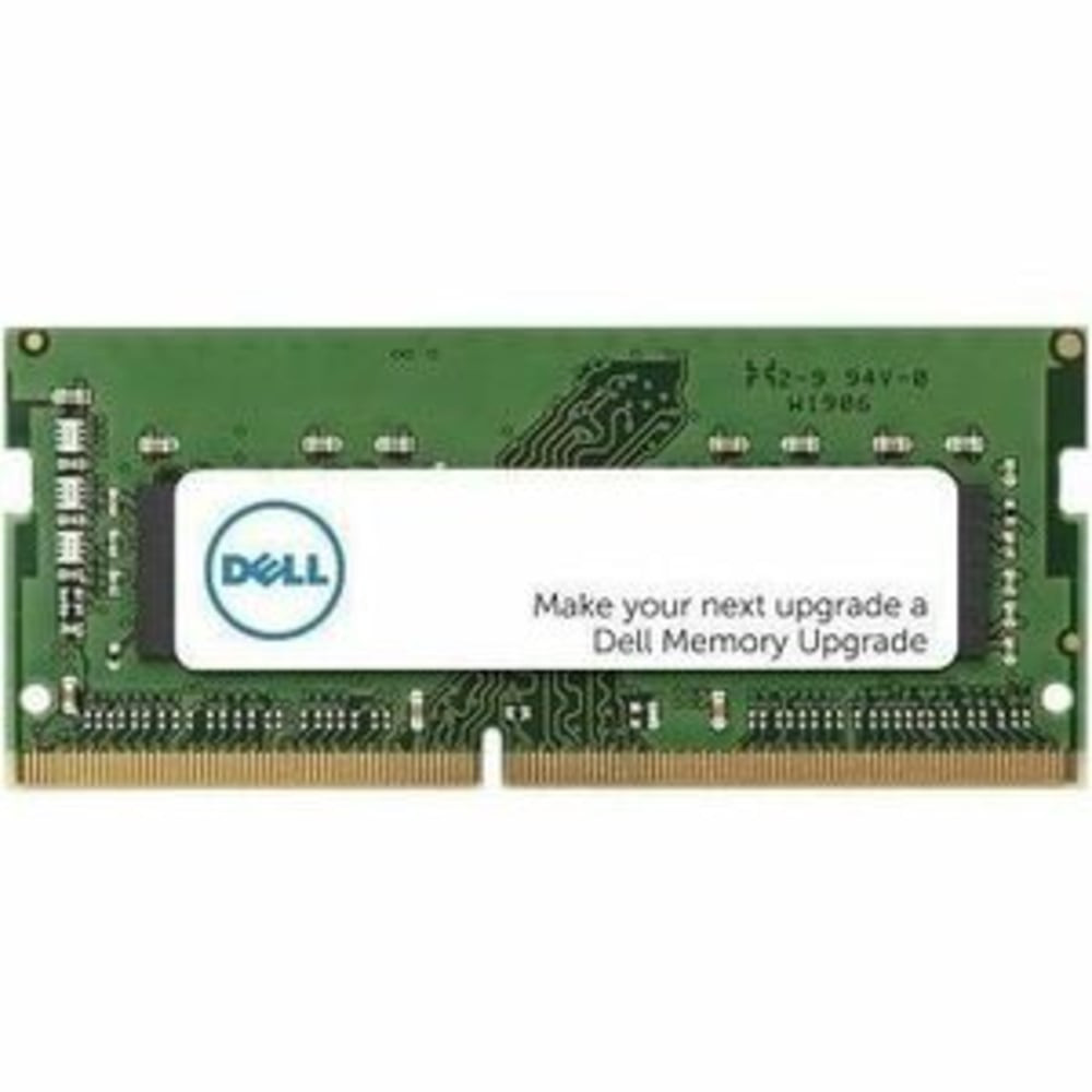 DELL MARKETING L.P. SNPKRVFXC/8G Dell Memory Upgrade - 8 GB - 1Rx16 DDR4 SODIMM 3200 MT/s - For Notebook, Mobile Workstation - 8 GB (1 x 8GB) - DDR4-3200/PC4-25600 DDR4 SDRAM - 3200 MHz Single-rank Memory - 1.20 V - Non-ECC - Unbuffered - 260-pin - S