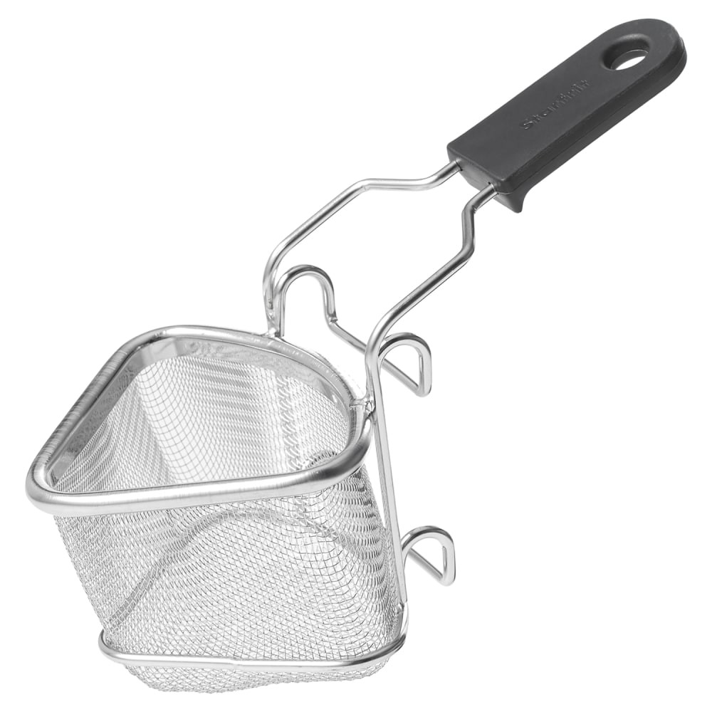 STARFRIT USA INC 092508-006-0000 Starfrit Stainless Steel Cook Basket, 3.7-In. x 2.2-In. x 2.9-In.
