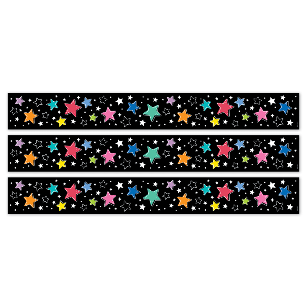 Decorate bulletin boards with the Creative Teaching Press EZ Borders. These borders are acid-free to help prevent yellowing, and they're sized for compact storage.  Acid-free design helps prevent yellowing.  Sized for compact storage.  Each pack contains 24 borders for a total of 72 borders.