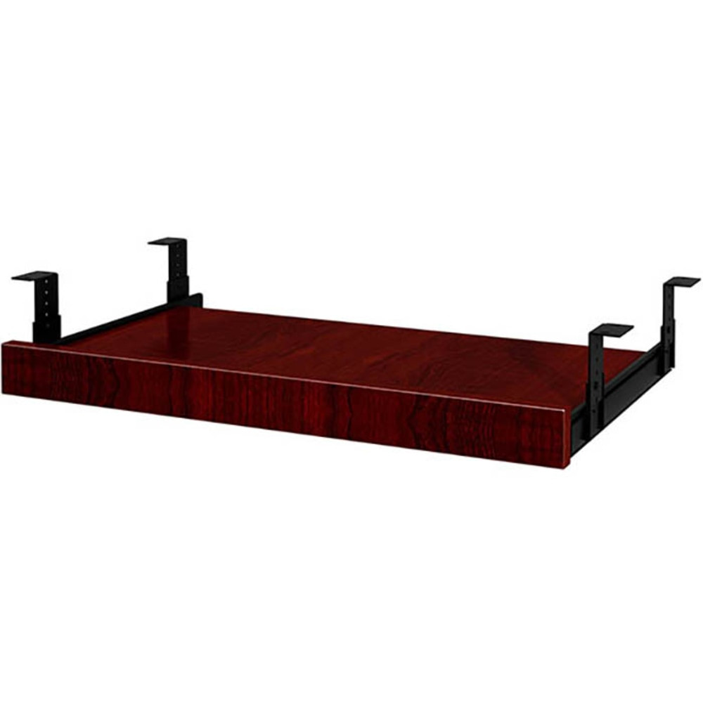 NORSTAR OFFICE PRODUCTS INC. N200-M Boss Office Products Keyboard Tray, 1-1/4inH x 23-1/2inW x 14-1/2inD, Mahogany
