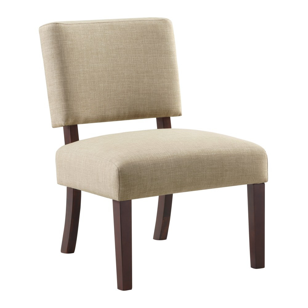 OFFICE STAR PRODUCTS JAS-M52 Office Star Jasmine Fabric Accent Chair, Cream
