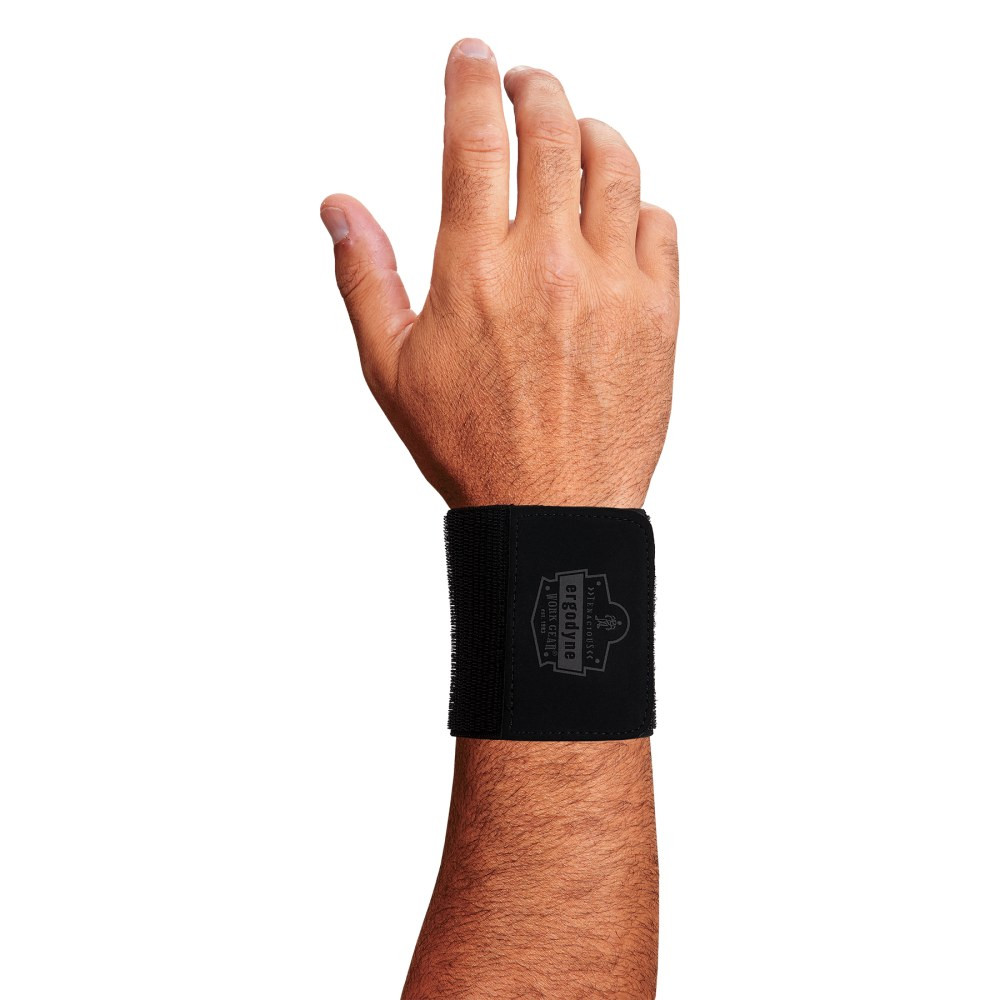 ERGODYNE CORPORATION 72104 Ergodyne ProFlex 405 Wrist Wrap Support, Enhanced Fit, Black