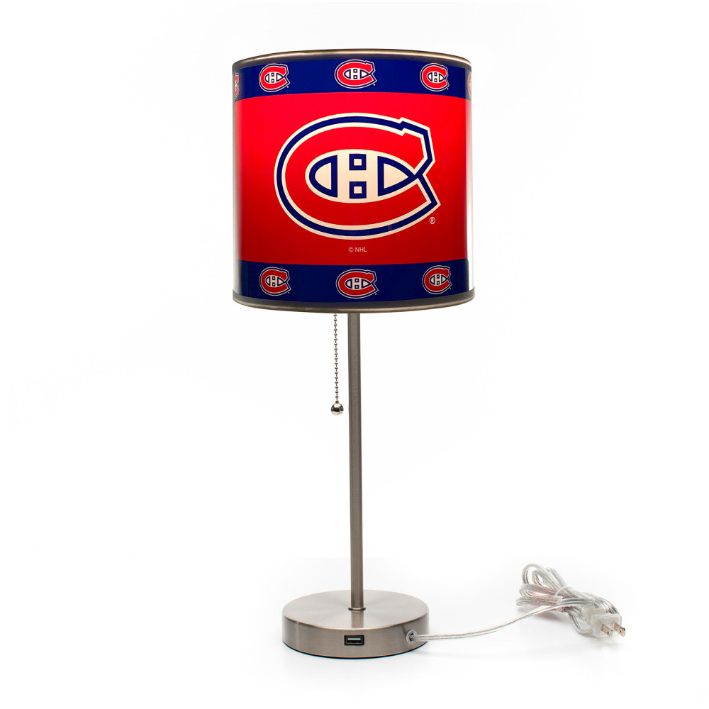IMPERIAL INTERNATIONAL IMP  609-4009 Imperial NHL Table Lamp, 19inH, Montreal Canadiens