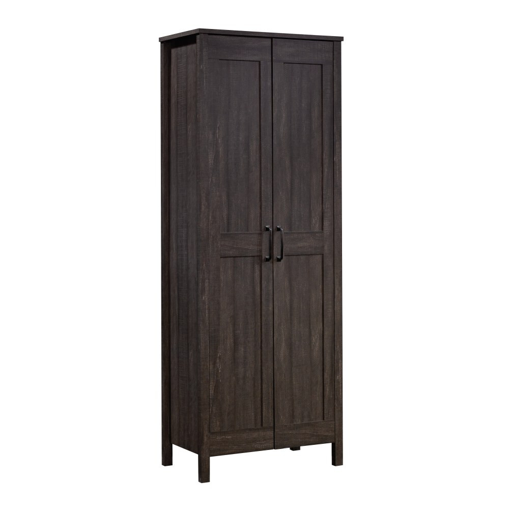 SAUDER WOODWORKING CO. 433283 Sauder Select 27inW 2-Door Storage Cabinet, Blade Walnut