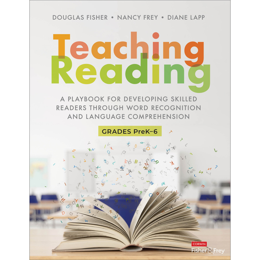 Designed to be a one-stop shop for best practices, Teaching Reading is concise, encyclopedic, and essential. Thirteen interactive modules provide easy to read ideas to support you teaching every child to read very well.  Focus on two critical aspects of reading-word recognition and language comprehension.  Select the best activities to support students in grades K-6 to learn letters and sound relationships.  Provide developing readers with the most effective oral, written, and reading experiences.  Recharge your confidence and craft with uplifting new research findings from neuroscience, cognitive science, and child development.  Clear up confusions about phonics progressions, reading fluency, morphology, text selection, grammar, and more.  Author: Douglas Fisher, Nancy Frey, Diane Lapp