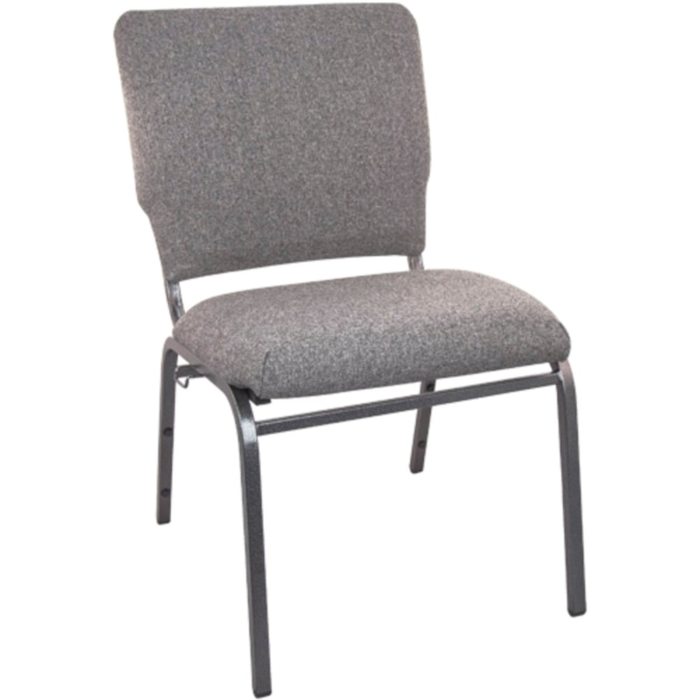 FLASH FURNITURE SEPCHT185111  Advantage Multipurpose Church Chair, Charcoal Gray/Silver Vein