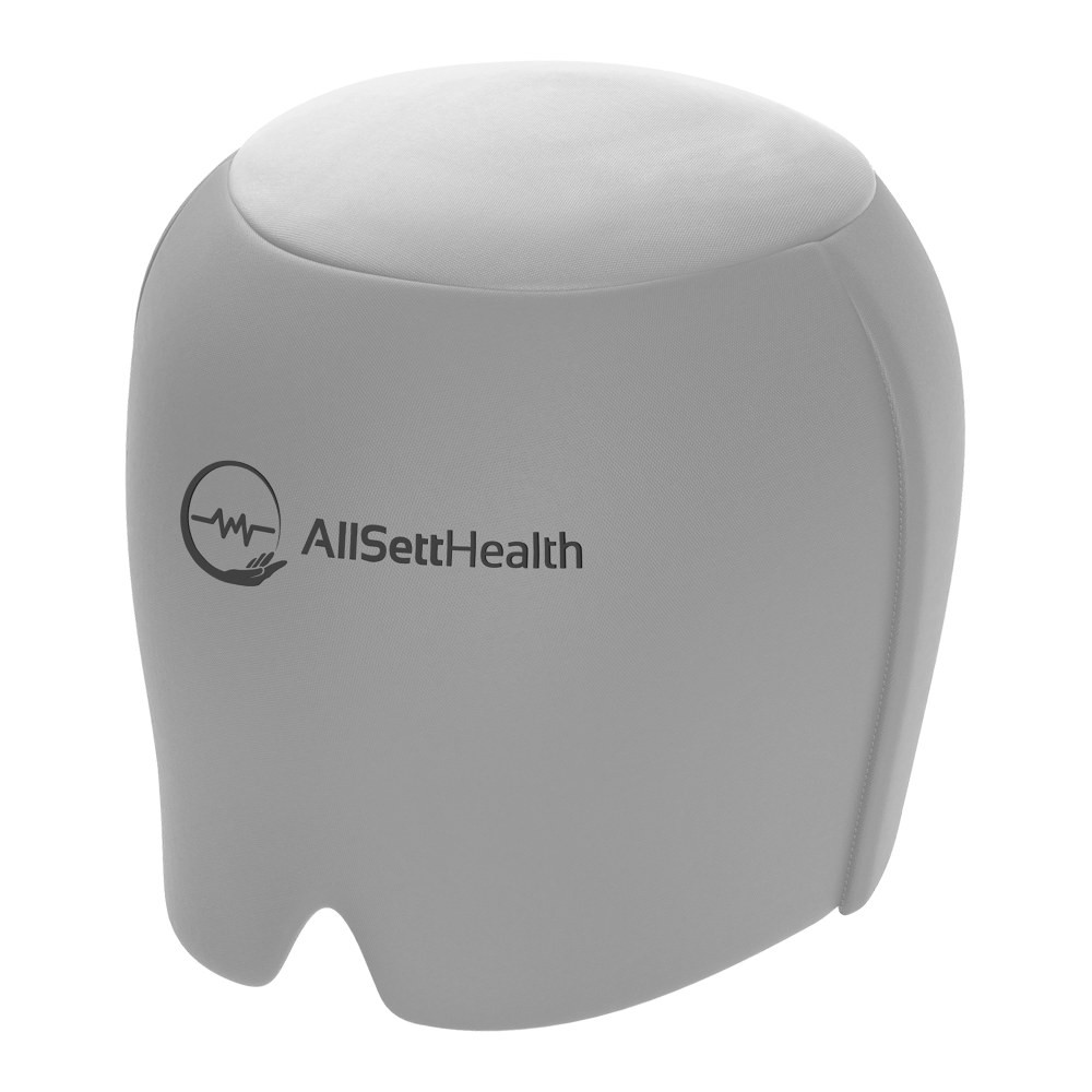 ALLSETT HEALTH(R) ASH08791479-GR AllSett Health Cold Gel Ice Head Wrap Hat For Headache And Migraine Relief, 9-1/16in x 5-9/16in, Gray