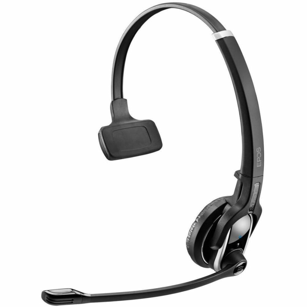 GS1 DENMARK 1000562 EPOS IMPACT SD 20 ML - US Headset - Mono - Wireless - DECT - 590.6 ft - 150 Hz to 6.80 kHz - On-ear - Monaural - Noise Cancelling, Electret, Bi-directional, Condenser Microphone - Black