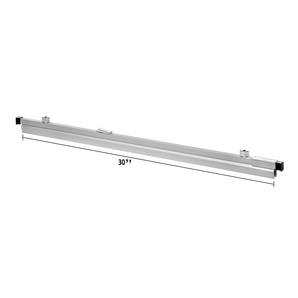 Display blueprints, plan drawings, maps and layouts with the Alpine AdirOffice Aluminum 30in Hanging Clamps. The clamps are made from aluminum for durability, and they support landscape orientation, which is ideal for large documents.  Made from aluminum for durability.  Landscape orientation with a bottom-loading design allows for easy placement.  Snap-on plastic label holders offer convenient identification.  Compatible with Adir, Mayline, Alvin and Safco file racks.  Can hold up to 100 sheets or 20 lb.  Backed by the manufacturer's 1-year warranty.