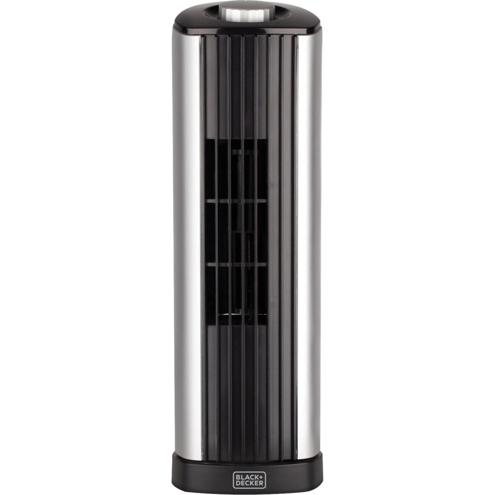 W APPLIANCE COMPANY LLC BFT114 Black+Decker BFT114 14-Inch Mini Tower Fan - 3 Speed - 90 deg. Oscillation, Air Circulation - 13.5in Height x 4.2in Width x 4.3in Depth - Black W APPLIANCE COMPANY LLC BFT114 Black+Decker BFT114 14-Inch Mini Tower Fan - 3 Speed - 90 deg. Oscillation, Air Circulation - 13.5in Height x 4.2in Width x 4.3in Depth - Black