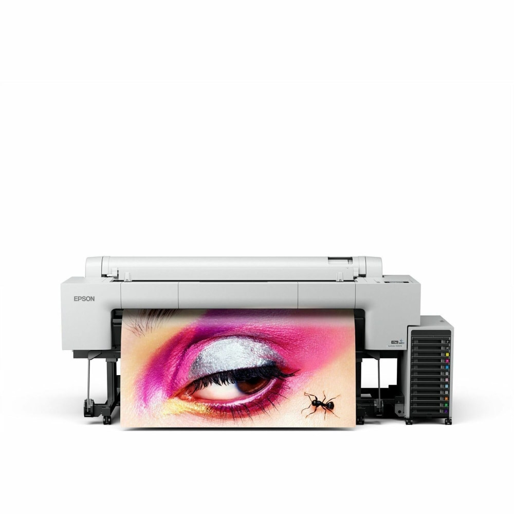 <p><b>The Art of Performance</b></p><p>The SureColor P20570 redefines large-format 64" production and fine art printing. From professional photography to fine art reproductions to graphic design, this advanced printer represents the pinnacle of professional printing technology for the demanding needs of multiple markets. It combines a high-performance 12-channel PrecisionCore Micro TFP printhead with Nozzle Verification Technology and UltraChrome PRO12 Ink-including Orange, Green and Violet-in a high-capacity 1.6 L ink pack system, for the widest colour gamut in its class and industry-leading print permanence.</p><p>With extensive media support, the SureColor P20570 produces exhibition-quality prints at exceptional speeds of 200 ft<sup>2</sup>/hr<sup>3</sup>. In addition, powerful management tools to streamline production are standard in the SureColor P20570, including Epson Edge Print Pro RIP software-with an Adobe PostScript 3 based engine-Epson Media Installer and Epson Cloud Solution PORT .</p><p>The SureColor P20570 is the state of the art in professional printing.</p><p>64" wide featuring Epson UltraChrome PRO12 Ink Technology</p><p>Print amazing detail and quality up to 64" wide and 12-colour archival pigment ink with an expanded colour gamut in a 1.6 Liter ink pack.</p><p>Sales Reference Guide</p><p>PDF overview presentation that will walk you through key product details.</p><p>Epson Photography - Print Your Legacy</p><p>Epson is honored to have the world's greatest artists and photographers rely on our printing technology.</p><p>Epson Print Academy</p><p>Visit Epson's Print Academy YouTube channel for educational and inspiration videos from industry experts.</p><p>Product Specifications</p><p>Learn more about the SureColor P20570.</p><ul><li>  <b>Advanced printhead design</b>- 12-channel PrecisionCore Micro TFP printhead includes Nozzle Verification Technology for automated printhead maintenance</li><li>  <b>Widest colour gamut in its class</b>- UltraChrome PRO12 Ink with Orange, Green and Violet delivers an exceptionally wide range of colours, with up to 99 percent coverage of the PANTONE PLUS FORMULA GUIDE solid-coated standard</li><li>  <b>Improved workflow efficiency</b>- high-capacity 1.6 L ink pack system eliminates the need for frequent cartridge changes and uses up to 90 percent less plastic vs. cartridges, helping improve efficiency</li><li>  <b>Industry-leading print permanence</b>- creates prints that last up to 200 years in colour and 400 years in black-and-white (currently in testing)</li><li>  <b>Remarkable productivity</b>- photographic print-quality speeds of 200 ft<sup>2</sup>/hr3</li><li>  <b>Intuitive operation</b>- large 4.3" colour LCD touchscreen allows for complete system control</li><li>  <b>Black Enhance Overcoat technology</b>- improved Dmax on glossy media</li><li>  <b>Extensive media handling</b>- compatible with a wide variety of photographic and fine art roll media, sheet media and rigid boards up to 1.5 mm thick</li><li>  <b>Advanced software support</b>- includes Epson Cloud Solution PORT<sup>4</sup>for remote monitoring and fleet management, as well as Epson Media Installer and Epson Edge Print Pro software for workflow and media management</li></ul>