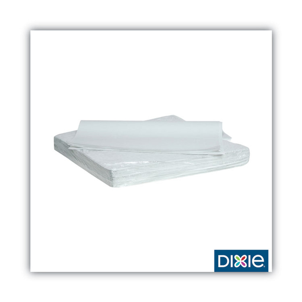 GEORGIA PACIFIC Dixie® GRC1516 All-Purpose Food Wrap, Dry Wax Paper, 15 x 16, White, 1,000 Sheets/Pack, 3 Packs/Carton