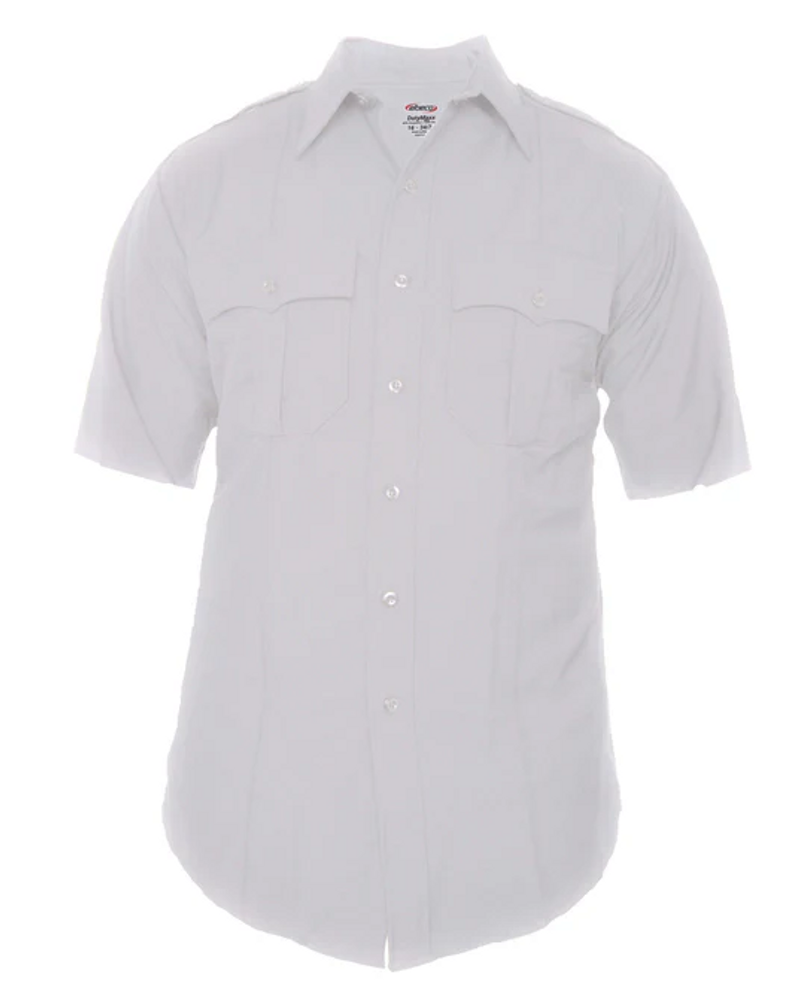 Elbeco SM2001WH+XL HeroShield 100% Cotton Men's Bravo Short Sleeve Shirt