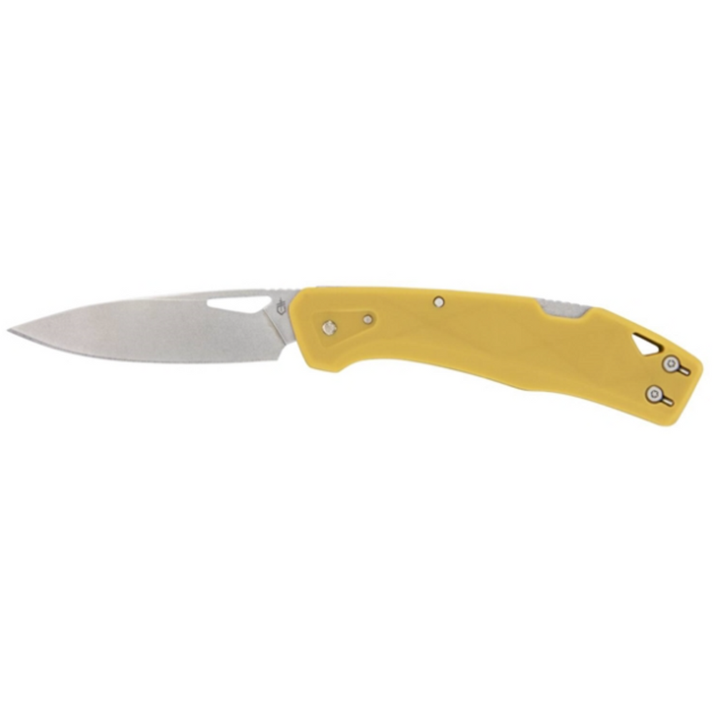 Gerber Gear 1074520 LST Mustard Yellow 2.5 Inch Plain Satin Modified Clip Point