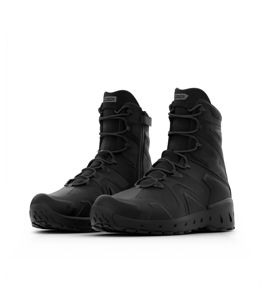 First Tactical 165925-019-9.5-R Men's 8â€œ AERO-TAC Side-Zip Boot
