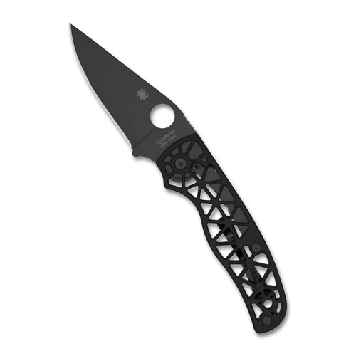 Spyderco C266BKALBKS Edgerati Black Blade