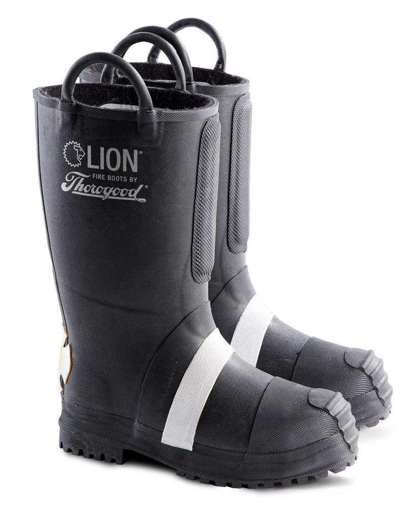 LION Essentials 807-6003-11.5WW HellFire - 14"" Felt Insulated Rubber Boot