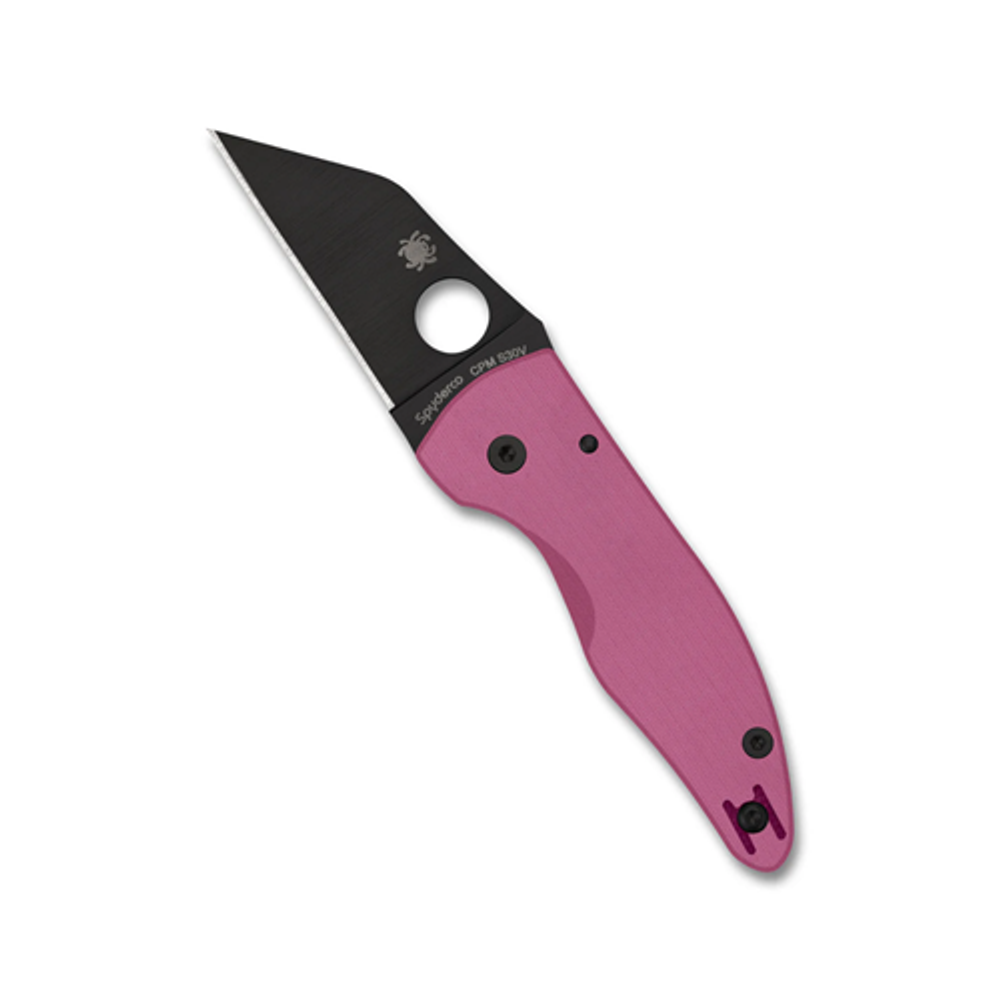 Spyderco C264GPNBKP MicroJimbo Pink G-10 Black Blade SPRINT