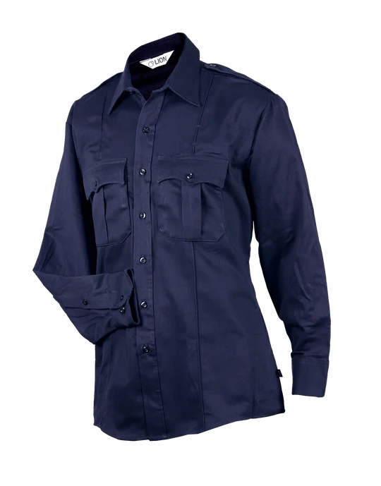 Elbeco SM2000NV+5XL HeroShield 100% Cotton Men's Bravo Long Sleeve Shirt