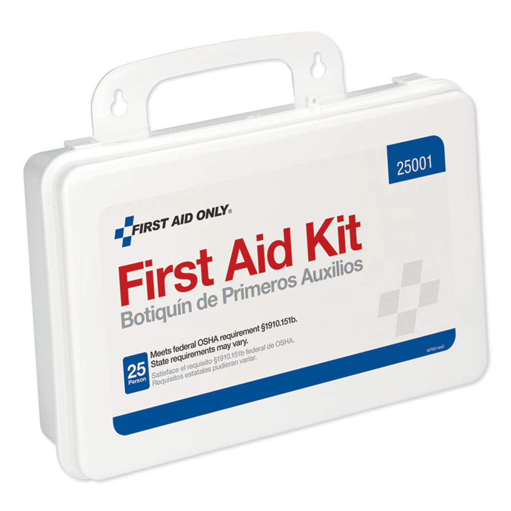 FIRST AID ONLY, INC. PhysiciansCare® by 25001 First Aid Kit for Use by Up to 25 People, 113 Pieces, Plastic Case