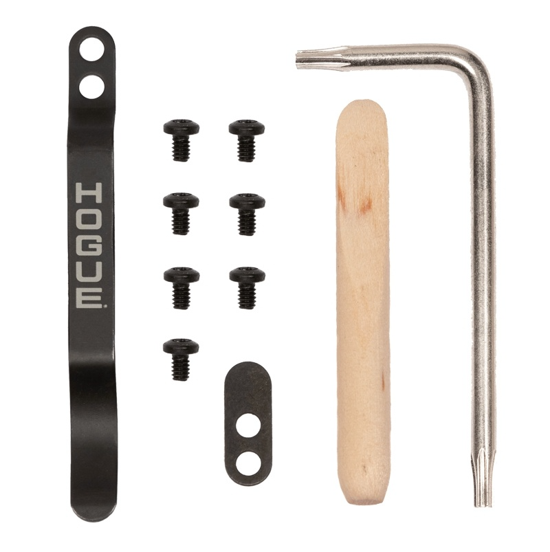 Hogue 24180 Pocket Clip & Torx Screw Kit - Black Oxide