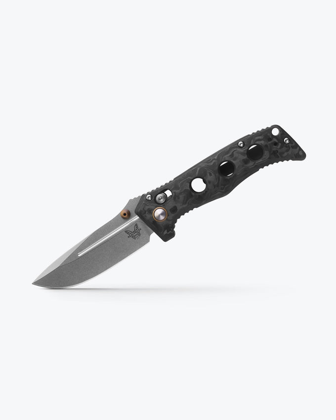 Benchmade 273-03 Mini Adamas | Marbled Carbon Fiber | Drop-point