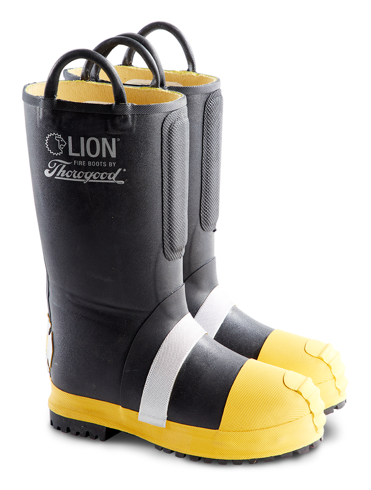 LION Essentials 507-6000-7.5W HellFire - 14"" Kevlar Insulated Rubber Boot
