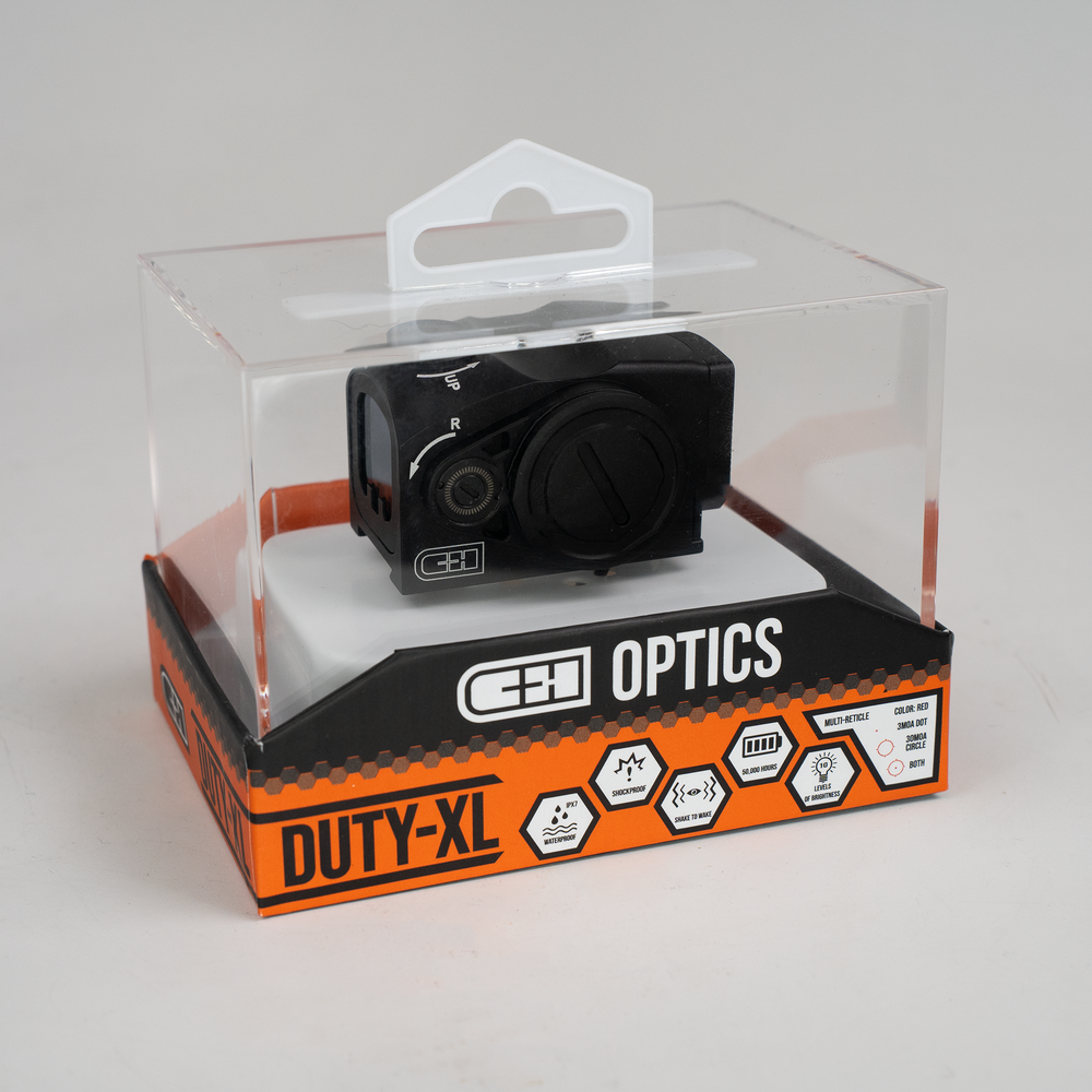 C&H Precision RD-DUTY-XL-RD-MR C&H Duty XL Optic - Red Multi-Reticle System